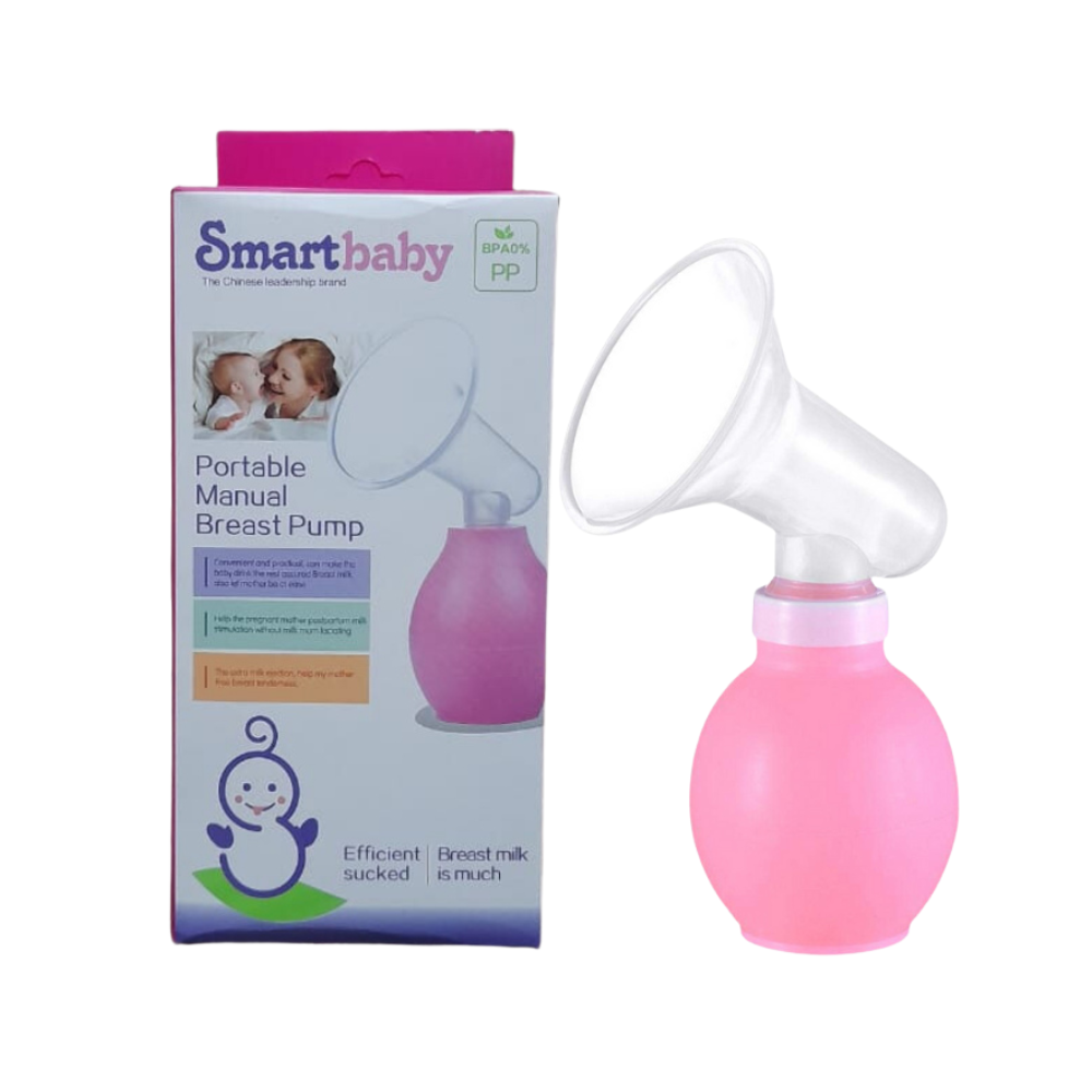 Silicone Manual Breastfeeding Pump – Portable Strong Suction Baby Feeding Tool
