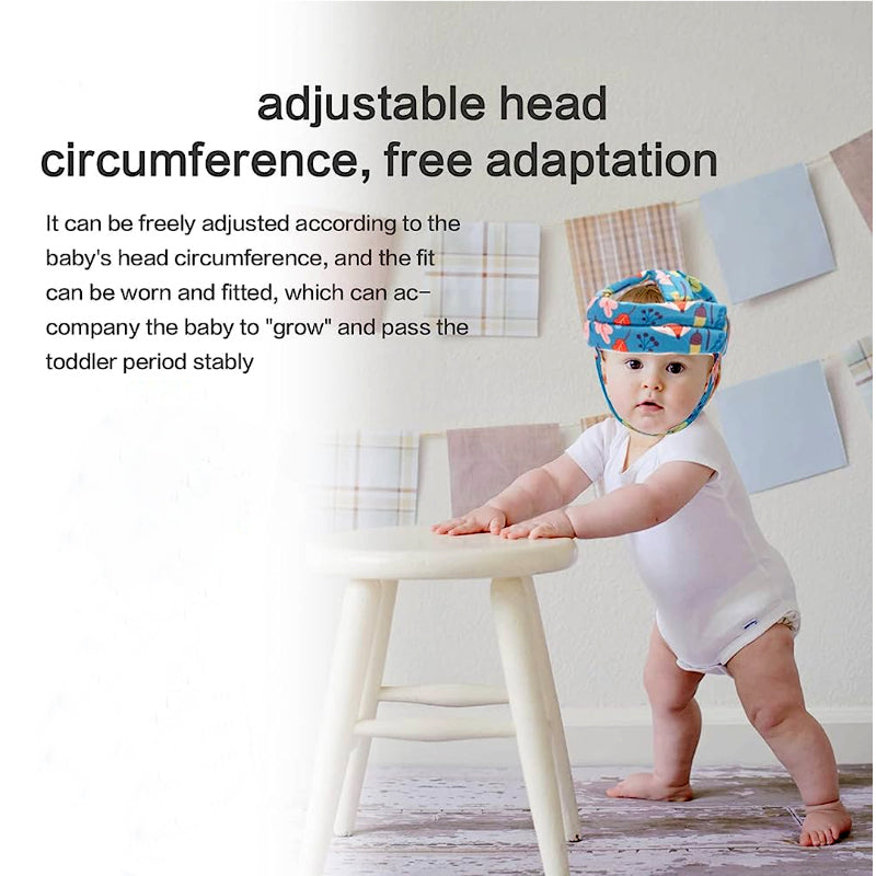 Baby Head Protector – Safety Crawling & Walking Helmet (Random colour / Design)