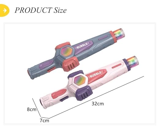 Elastic Smog Bubble Machine Toy – Heart Bubble Wand (Random Color)