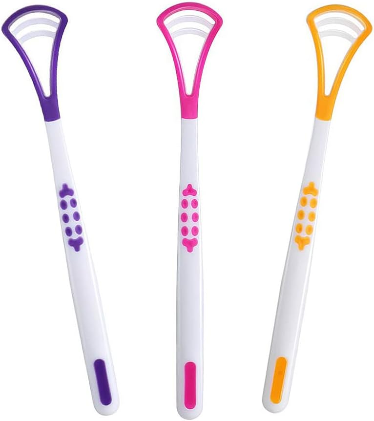 1 Pc Double-Head Tongue Scraper – Bad Breath Remover (Random Color)