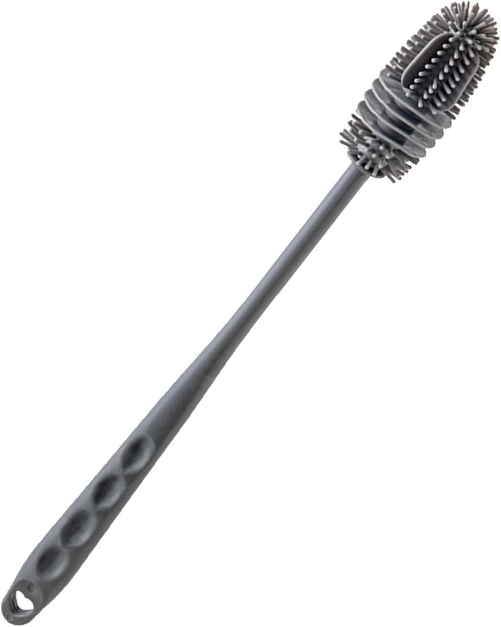 Silicone Feeder & Bottle Cleaning Brush – Long Handle (Random Color)