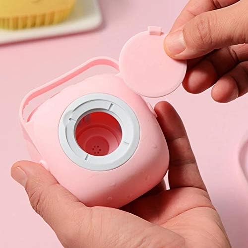 Soft Silicone Bath Brush with Hook – Baby Shower & Massage Scrubber (Random Color)