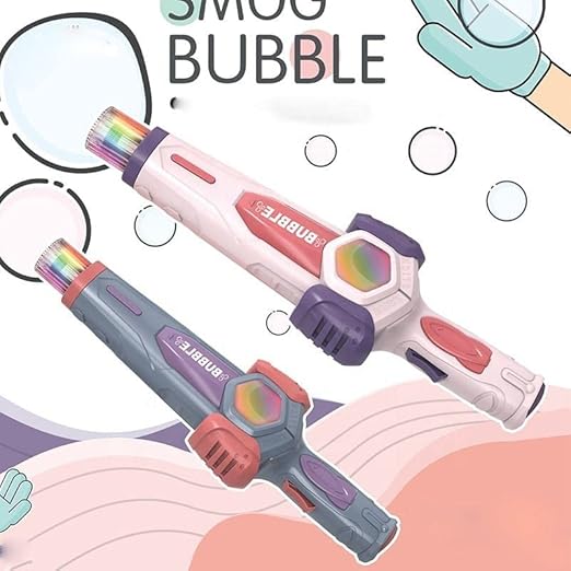 Elastic Smog Bubble Machine Toy – Heart Bubble Wand (Random Color)