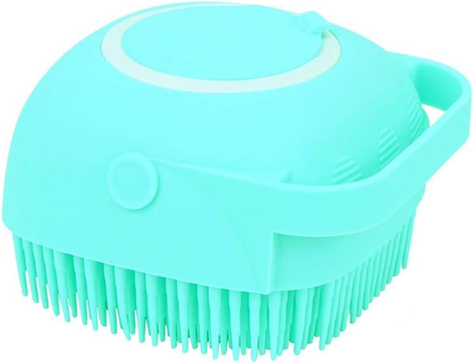 Soft Silicone Bath Brush with Hook – Baby Shower & Massage Scrubber (Random Color)