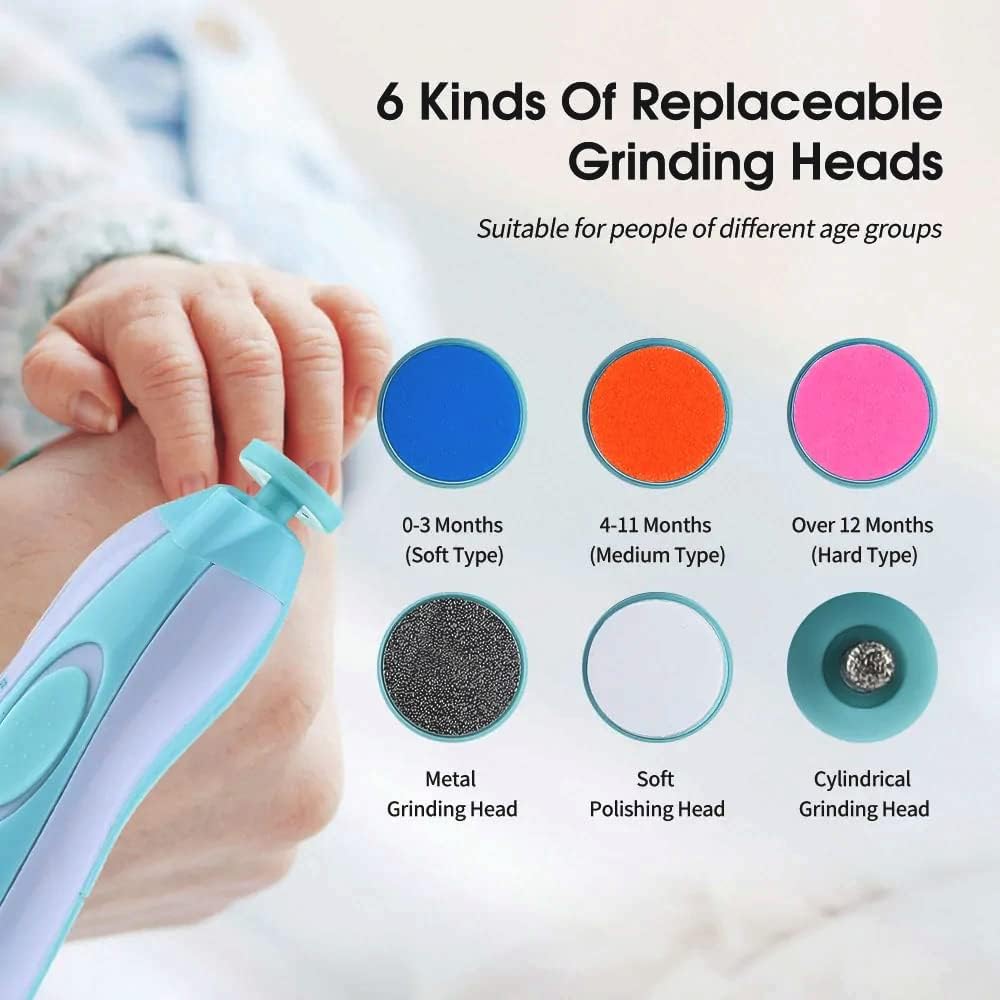 Electric Nail Clipper – Baby Nail Trimmer Clipper Set (Random Color)
