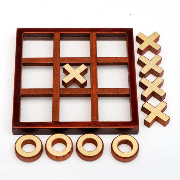 Tic-tac-toe Toy Xo Board Game Xo Chess Parent-child Educational Toys (Random Color)