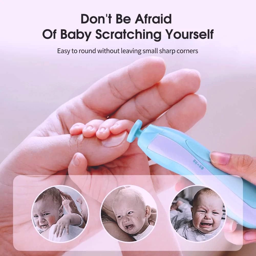 Electric Nail Clipper – Baby Nail Trimmer Clipper Set (Random Color)