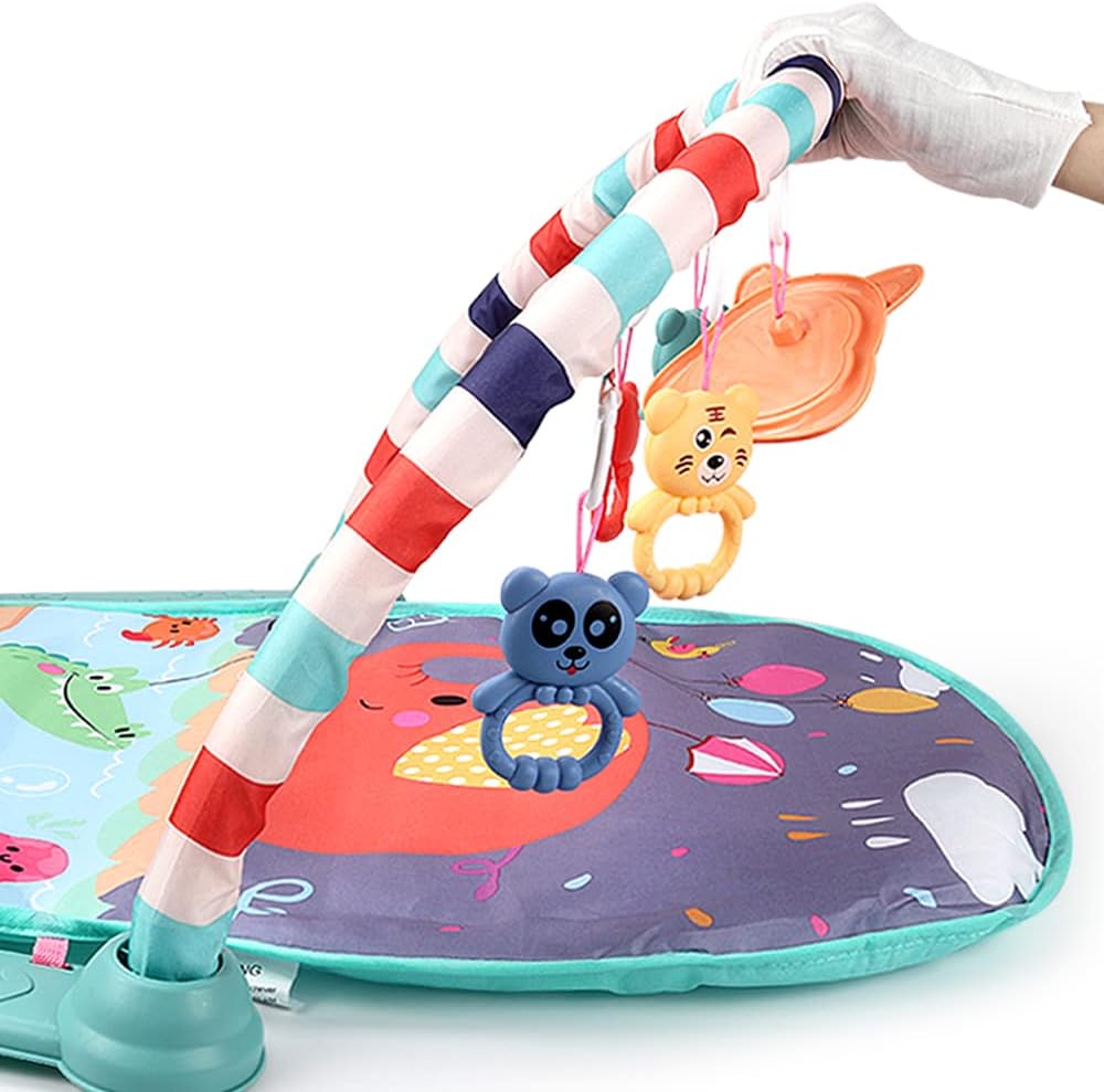 Kids Musical Piano Play Mat – With Lights & Music (Imported) (Random Color)