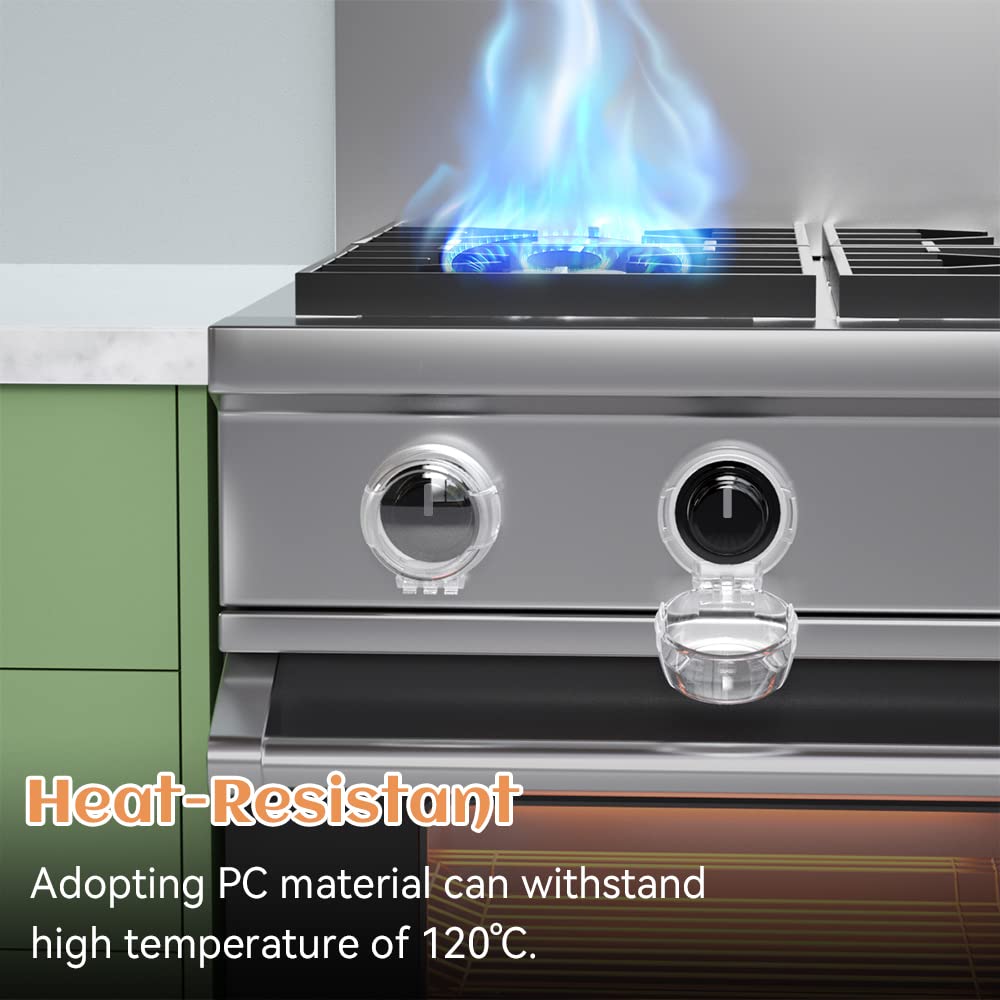 2 Pc Baby Safety Stove Knob Locks – Childproof Gas & Oven Covers