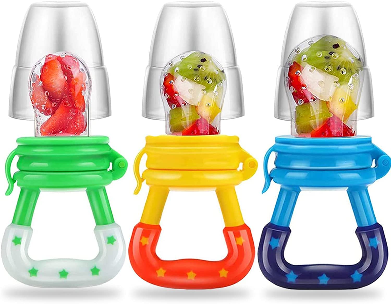 Baby Fruit Pacifier Feeder – Safe Silicone Teething Toy (Random Color)