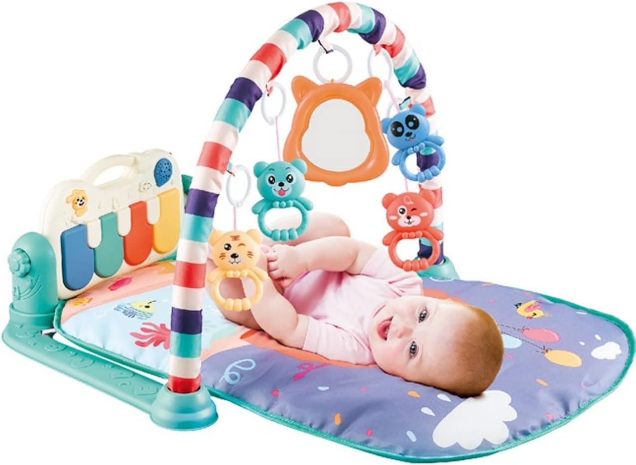 Kids Musical Piano Play Mat – With Lights & Music (Imported) (Random Color)
