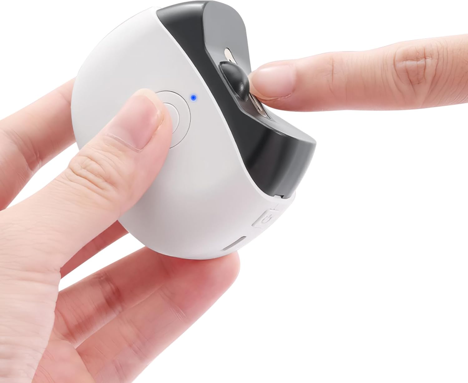 Electric Automatic Baby Nail Clipper with Light & Catcher – Rechargeable (Random Color)