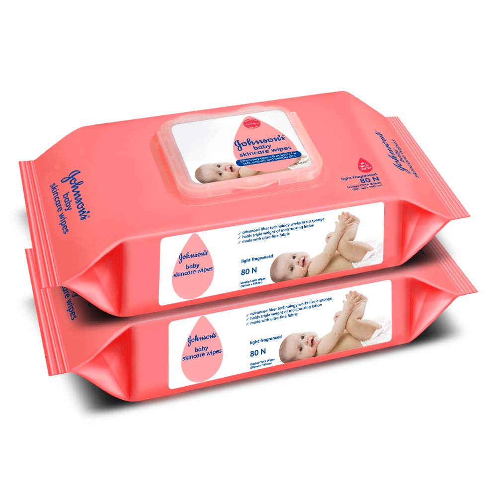 (Pack Of 2) Johnson’s Baby Skincare Wipes Wet Wipes