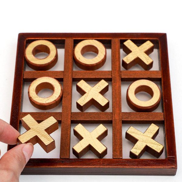 Tic-tac-toe Toy Xo Board Game Xo Chess Parent-child Educational Toys (Random Color)