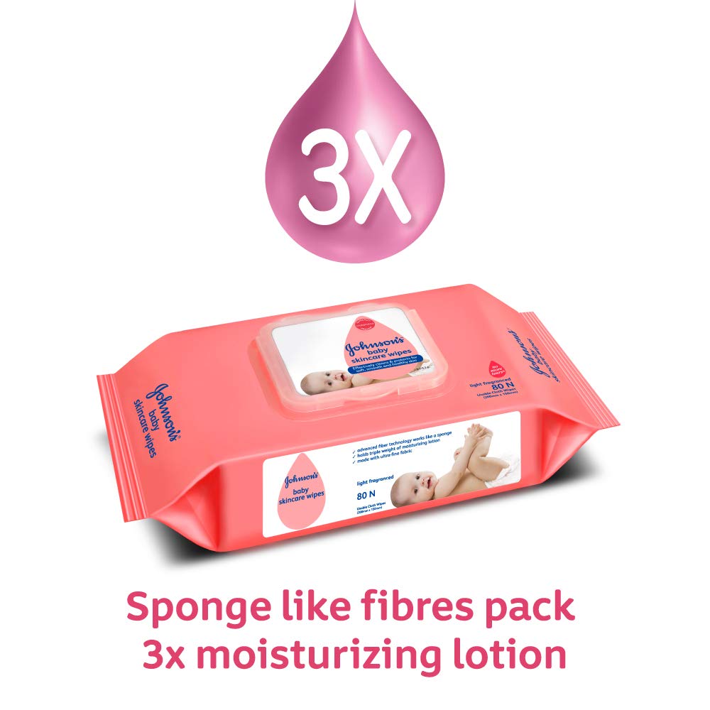 (Pack Of 2) Johnson’s Baby Skincare Wipes Wet Wipes