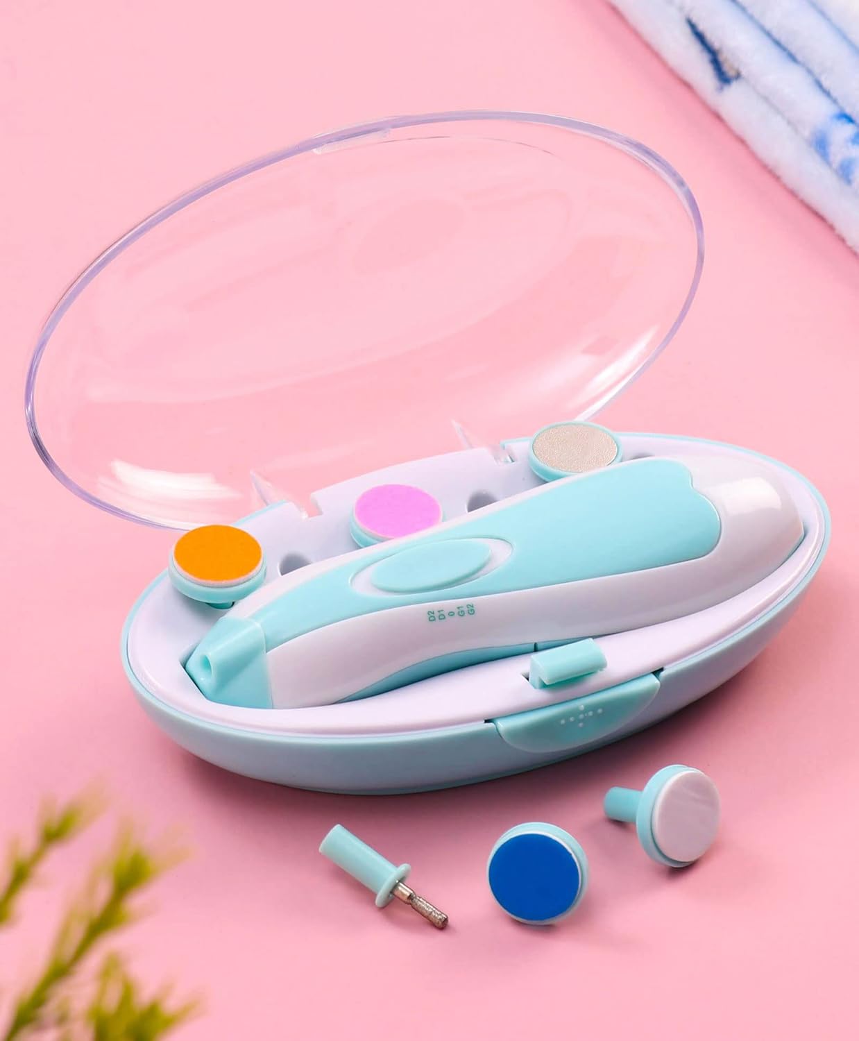 Electric Nail Clipper – Baby Nail Trimmer Clipper Set (Random Color)