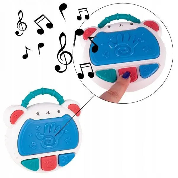 Flash Drum Toy for Kids – Musical Hand Drum with Lights & Music, Early Learning