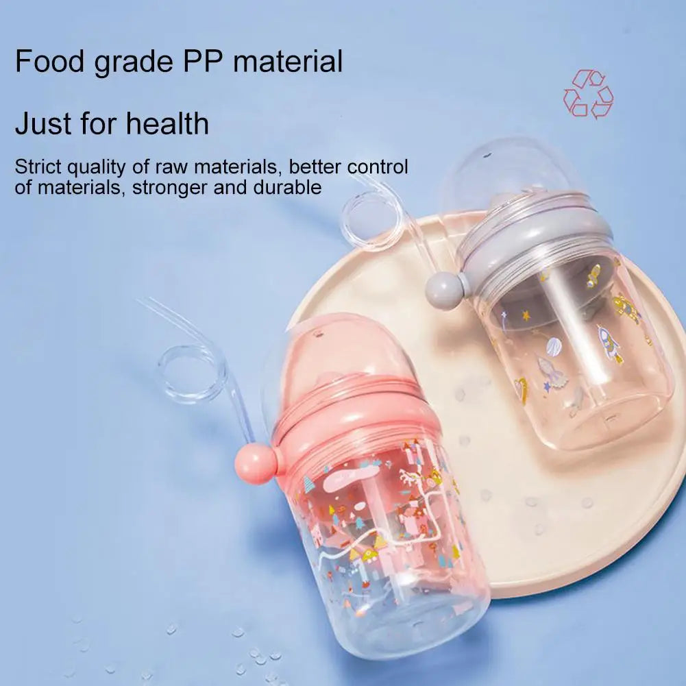 Children’s Whale Spray Sippy Cup – Portable Cartoon Bottle (Random Color)