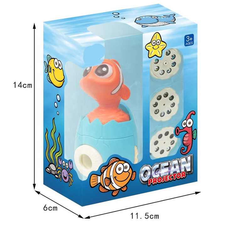 Custom Ocean Animals Egg Projector Toy – Kids Projection Light (Random Color)