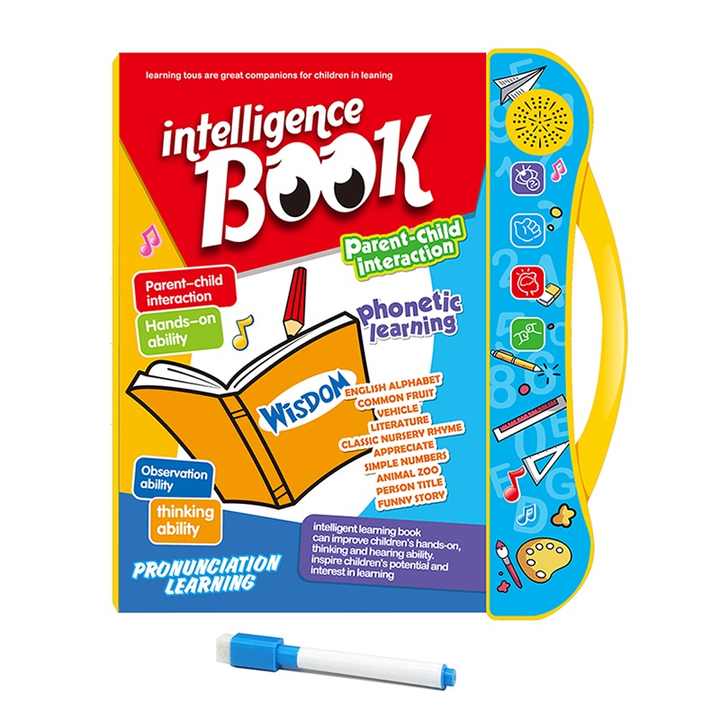 Intelligence Book – English Letters & Words Learning E-Book for Toddlers