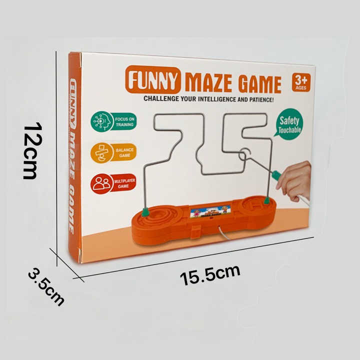 Electric Shock Maze Toy – Fun Science Experiment Game for Kids (Random Color)