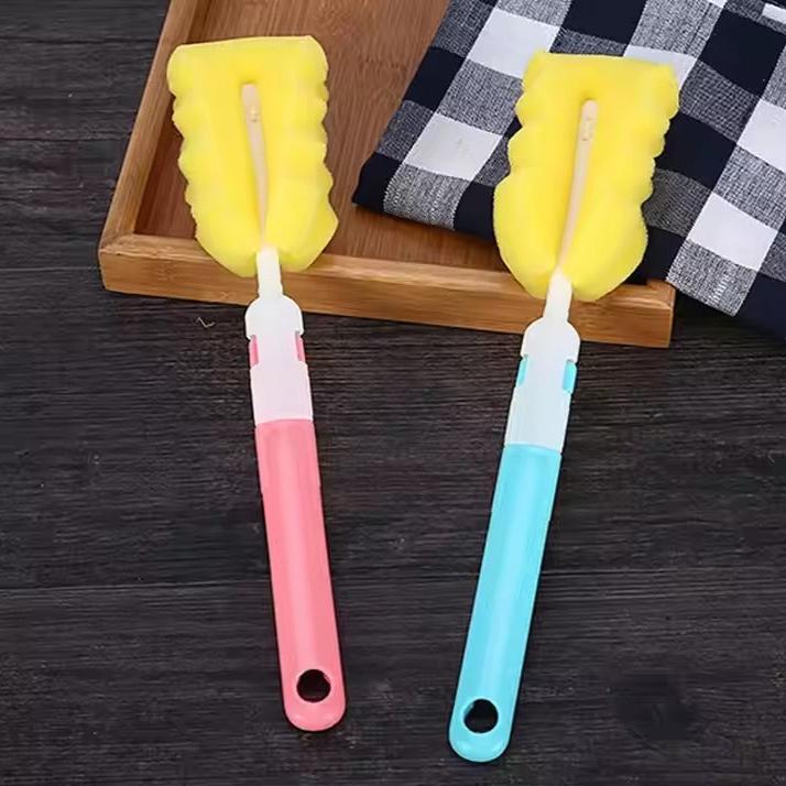 (3-Pack) Baby Bottle & Teat Brush Set – Multi-Use with Changeable Ends (Random Color)