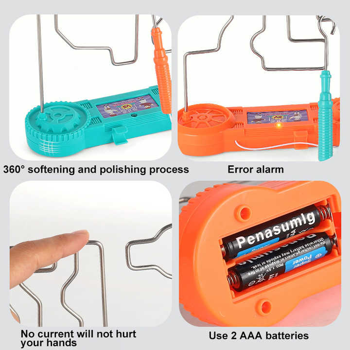 Electric Shock Maze Toy – Fun Science Experiment Game for Kids (Random Color)