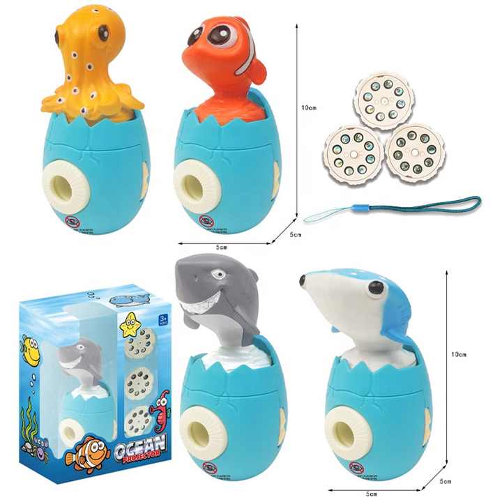 Custom Ocean Animals Egg Projector Toy – Kids Projection Light (Random Color)