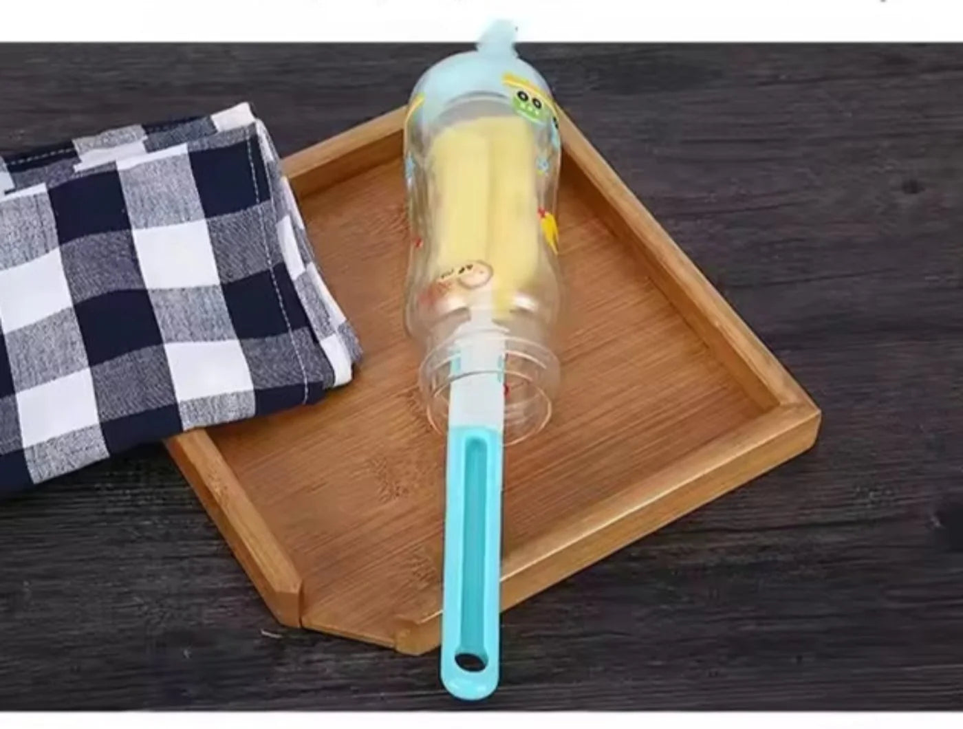 (3-Pack) Baby Bottle & Teat Brush Set – Multi-Use with Changeable Ends (Random Color)