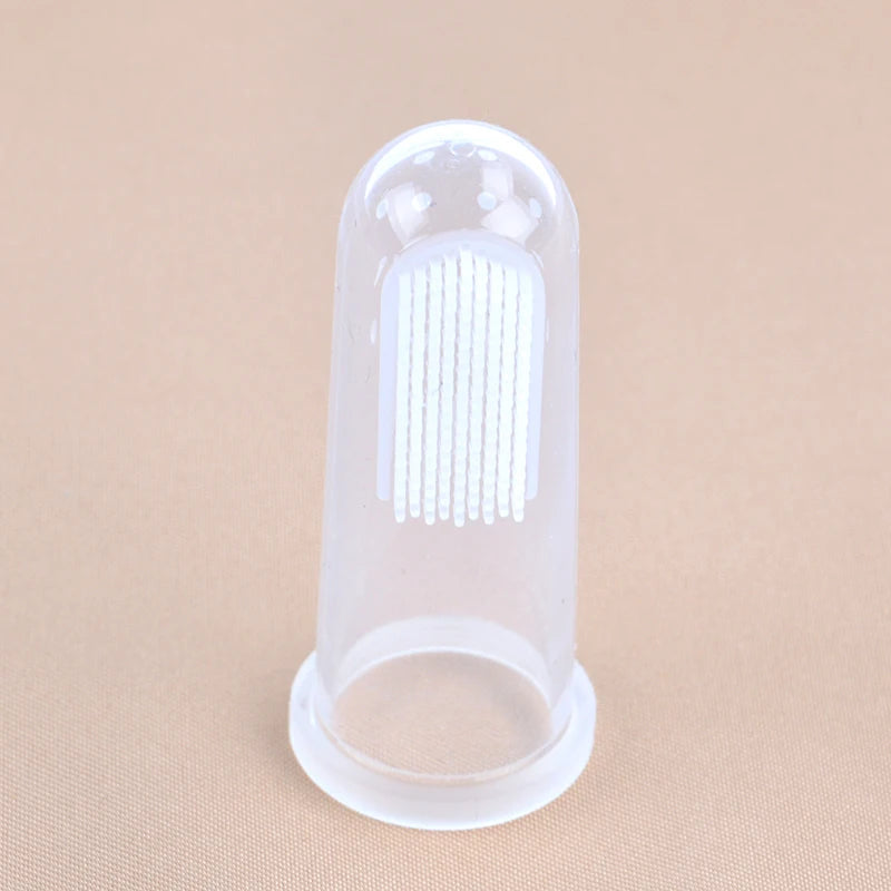 Baby Finger Toothbrush with Case – Soft Silicone Infant Teeth Cleaner