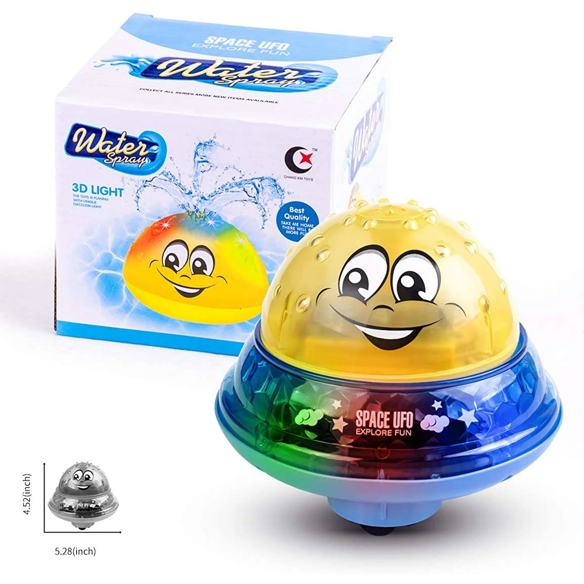 Refasy Automatic Water Spray Bath Toy – Spray Ball for Kids & Infants