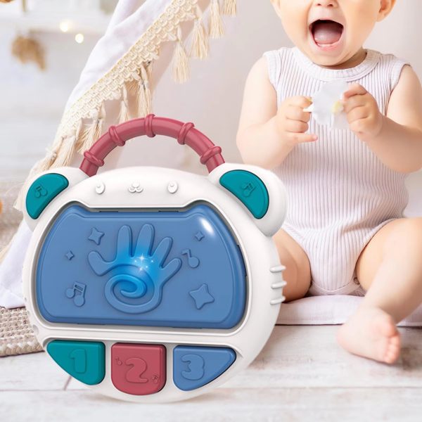 Flash Drum Toy for Kids – Musical Hand Drum with Lights & Music, Early Learning
