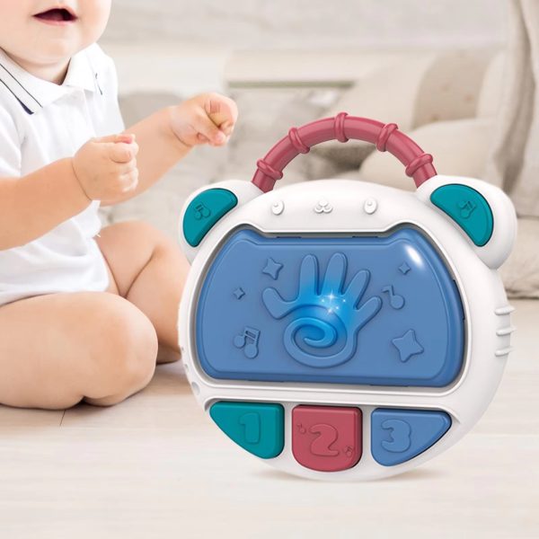 Flash Drum Toy for Kids – Musical Hand Drum with Lights & Music, Early Learning