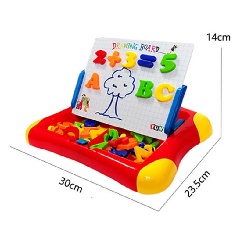 32 PCS Magnetic 2 In 1 Colorful Drawing Learning Case For Kids