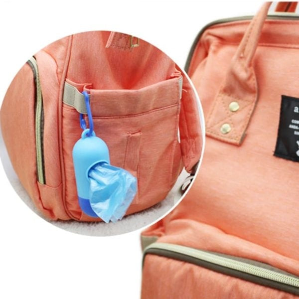 Disposable Baby Diaper Bag Kit with Dispenser Clip (Random Color)