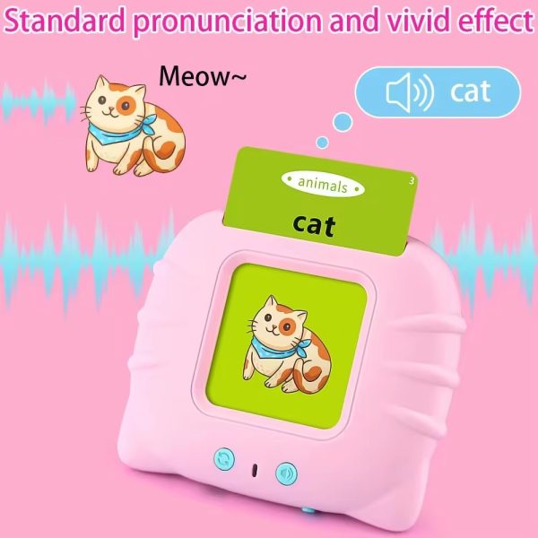 Talking Flash Cards – Preschool English Learning Toy (Random Color)