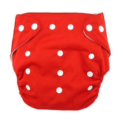 Baby Washable Reusable Adjustable Diaper (Random Color)