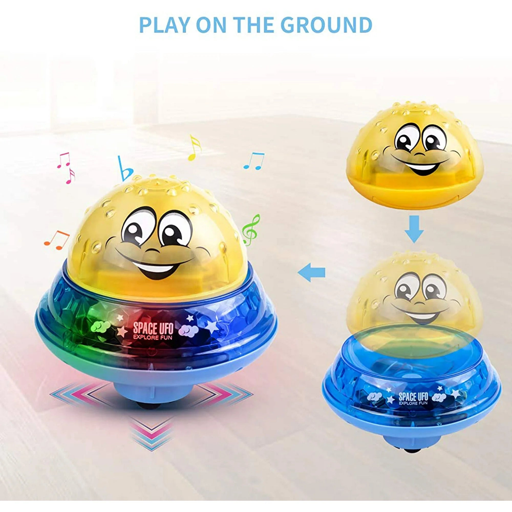 Refasy Automatic Water Spray Bath Toy – Spray Ball for Kids & Infants