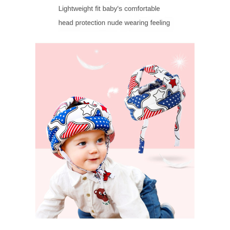 Baby Head Protector – Safety Crawling & Walking Helmet (Random colour / Design)