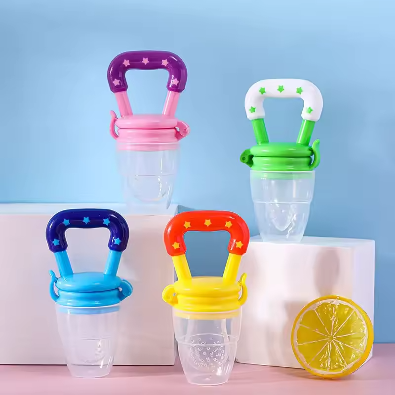 Baby Fruit Pacifier Feeder – Safe Silicone Teething Toy (Random Color)