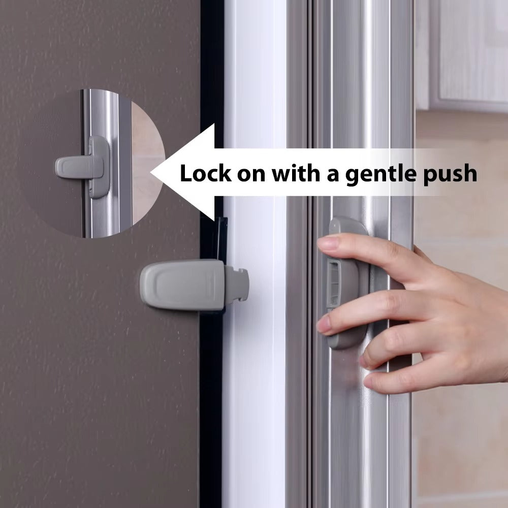 Child Safety Fridge Lock – No-Drill Baby Refrigerator Door Lock