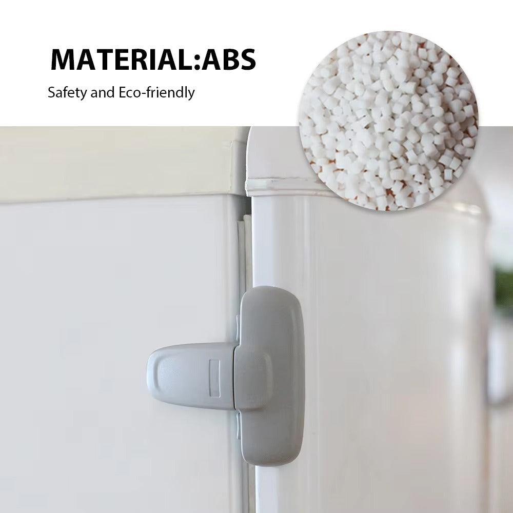 Child Safety Fridge Lock – No-Drill Baby Refrigerator Door Lock