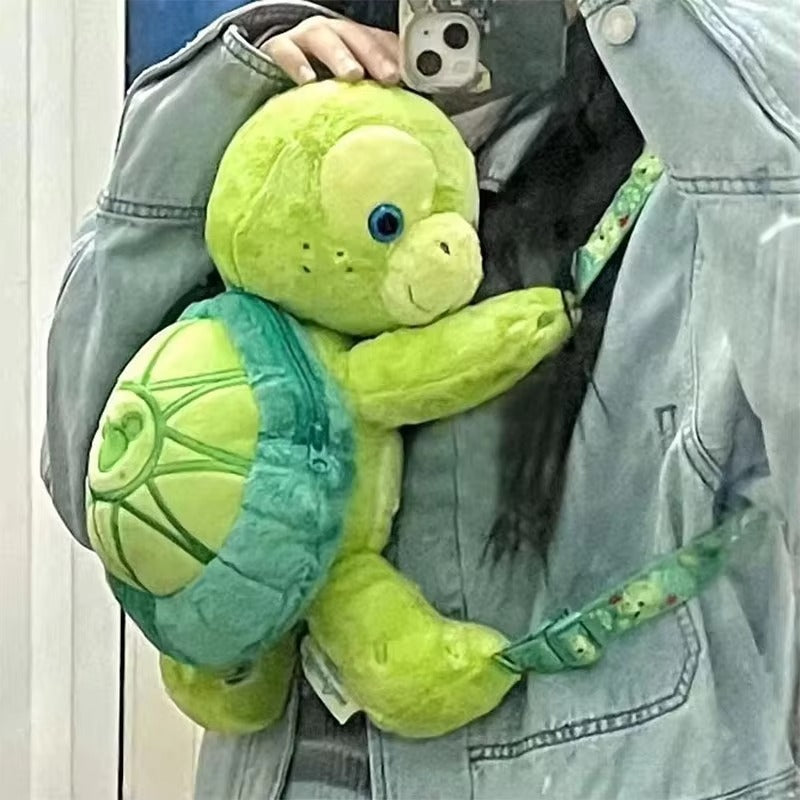 30cm Baby Sea Turtle Plush – Soft Stuffed Animal & Kids Backpack Doll