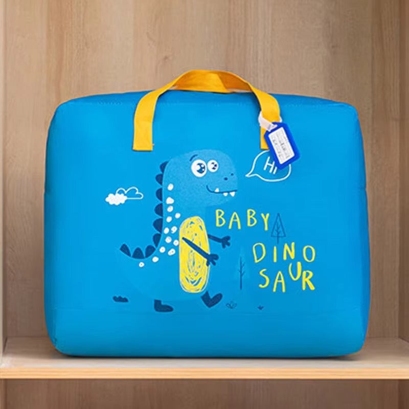 Storage Bags Cartoon Pattern Double Zipper ( Random Color )
