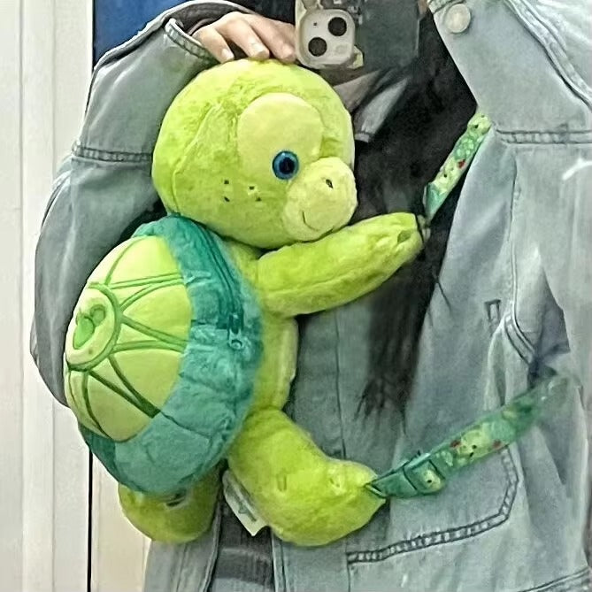 30cm Baby Sea Turtle Plush – Soft Stuffed Animal & Kids Backpack Doll