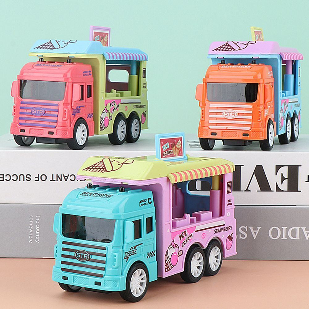 Colorful Fun Food Truck Series Cute Friction Toy For Kids