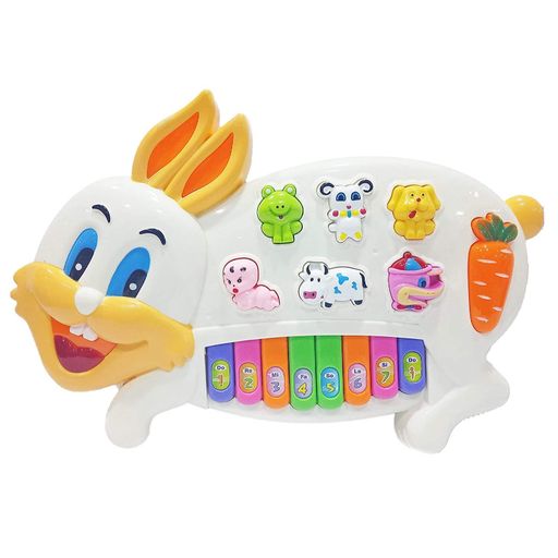 Musical Rabbit Piano Toy with Keyboard for Kids