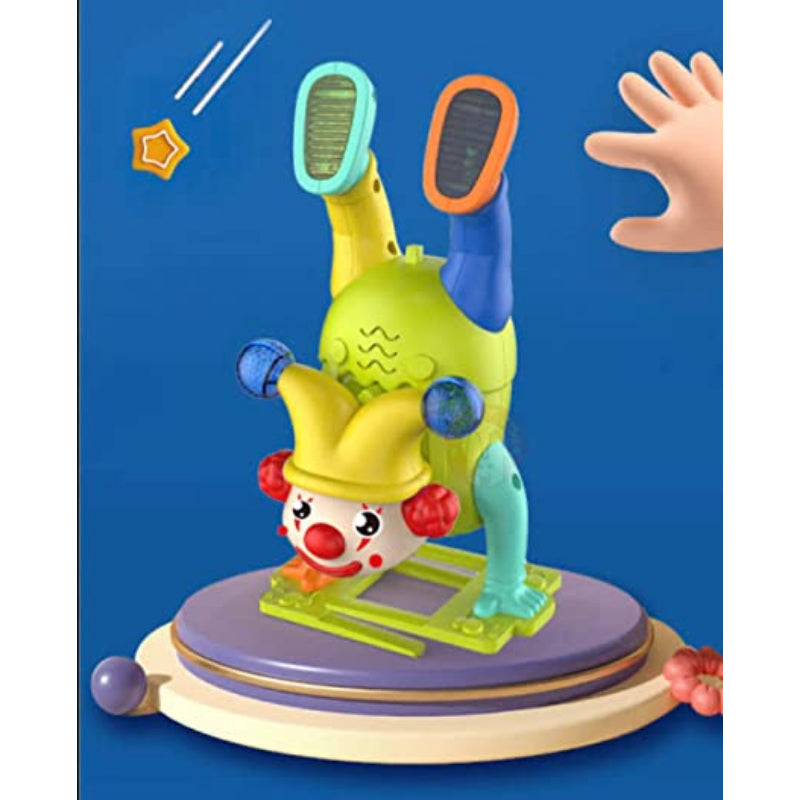 Electric Upside-Down Dancing Clown with Music and Lights