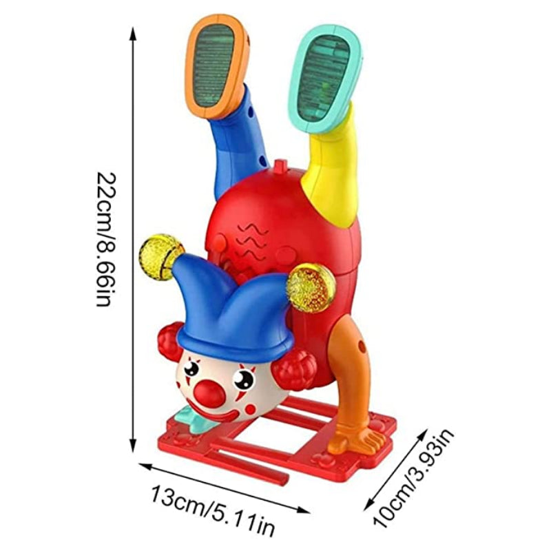 Electric Upside-Down Dancing Clown with Music and Lights