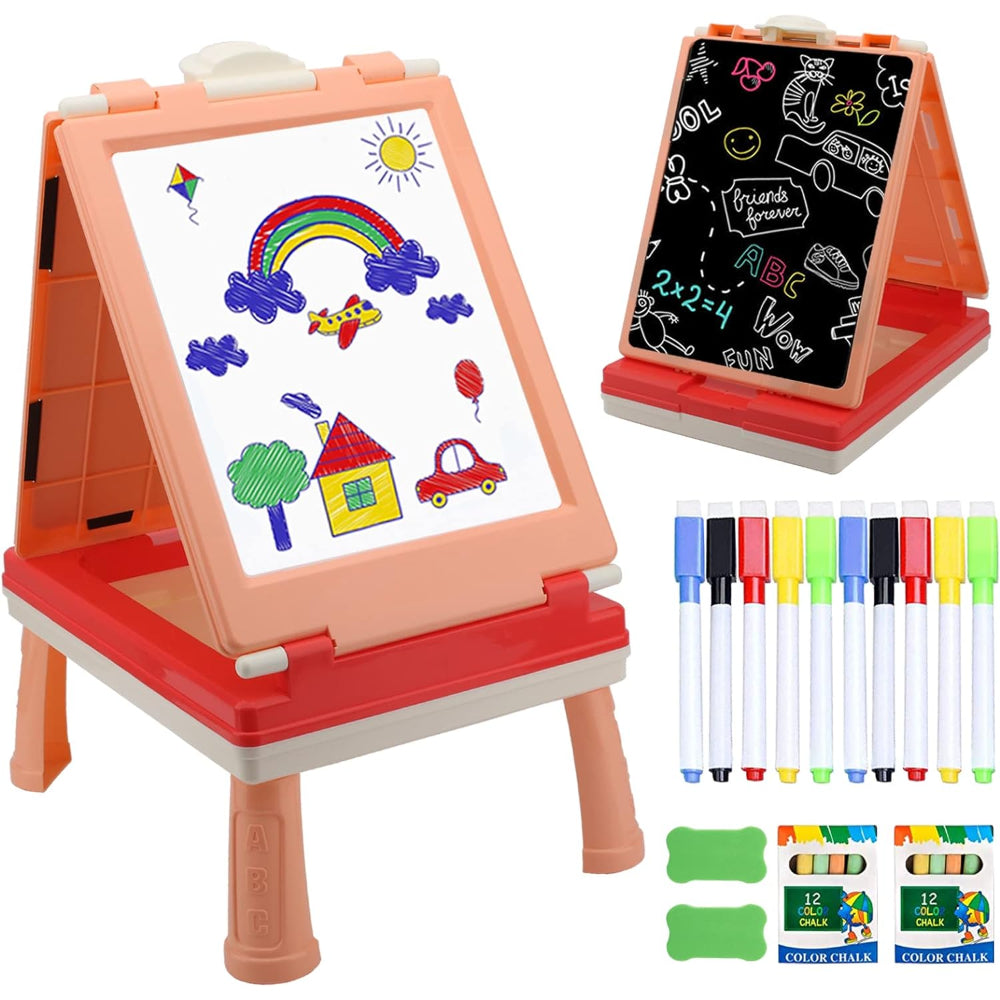 Multi-Functional 2 In 1 Double Sided Eco-Friendly Drawing Board For Early Learning